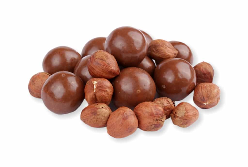 Lieskové orechy v mliečnej čokoláde