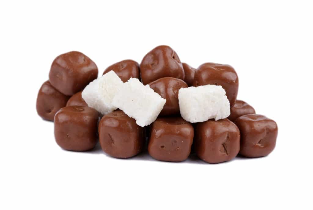 Kokosové kocky v mliečnej čokoláde