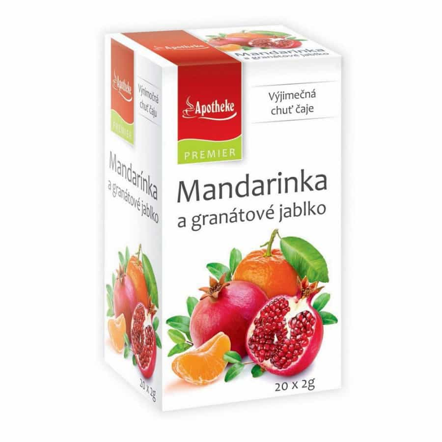 Apotheke Mandarínka a granátové jablko 20 vrecúšok