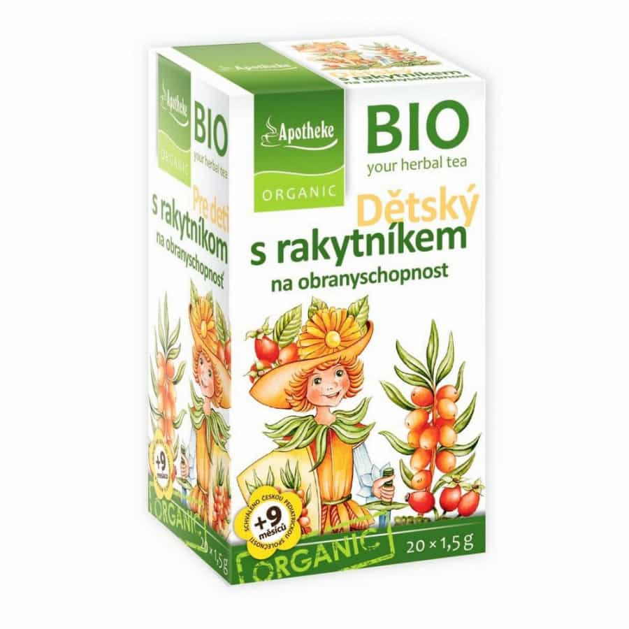 Apotheke Detský bylinný čaj s rakytníkom BIO 20 vrecúšok