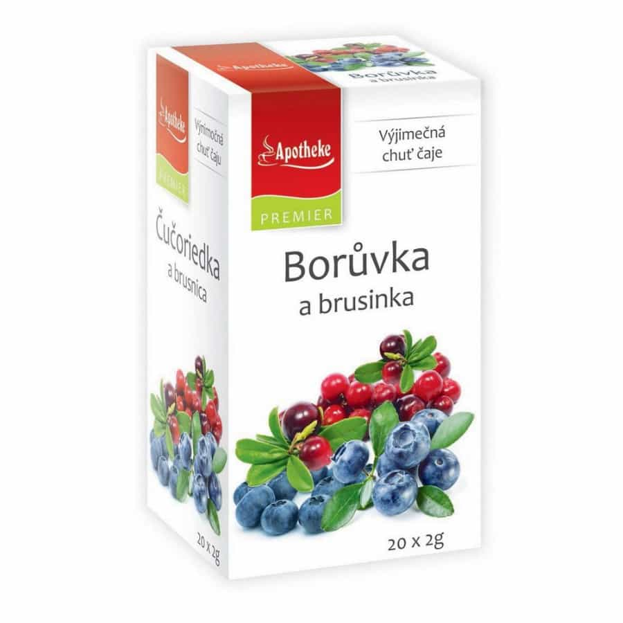 Apotheke Čučoriedka a brusnica 20 vrecúšok