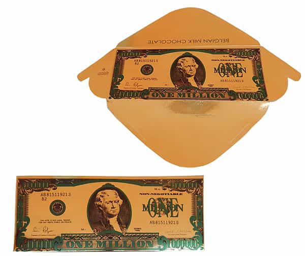 Fikar mliečna čokoláda - Zlatá bankovka Dolár 60g