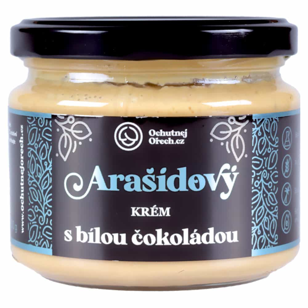 Arašidové maslo s bielou čokoládou 300 g