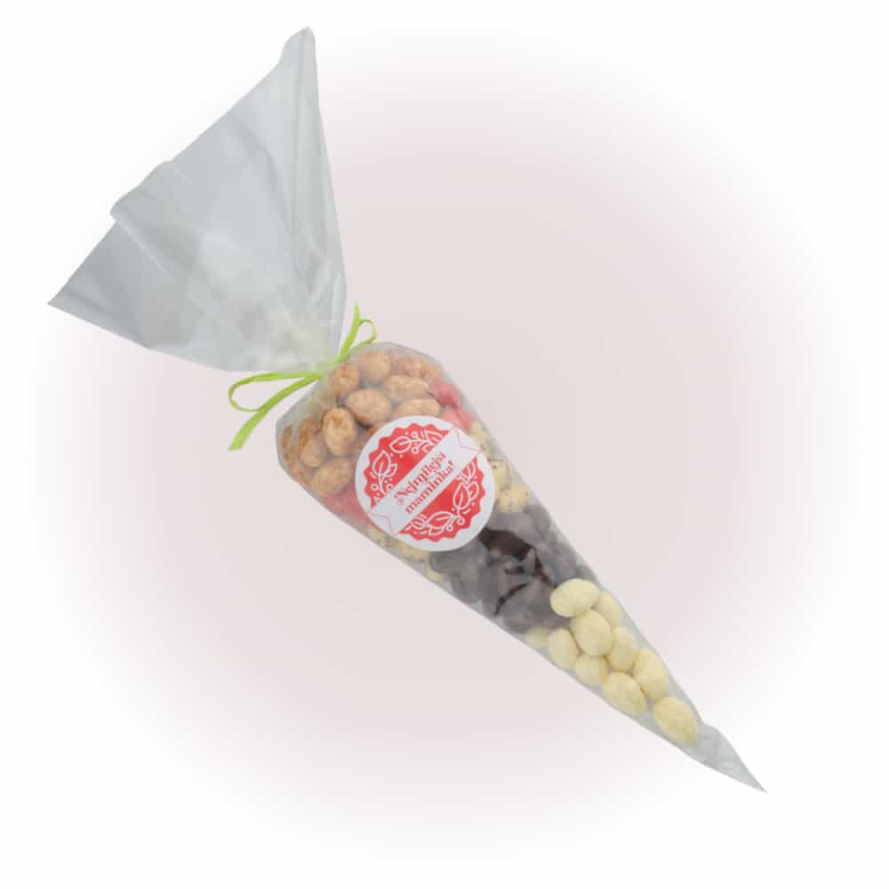 Darčekový kornút ČOKOMANDLE pre maminku 600g