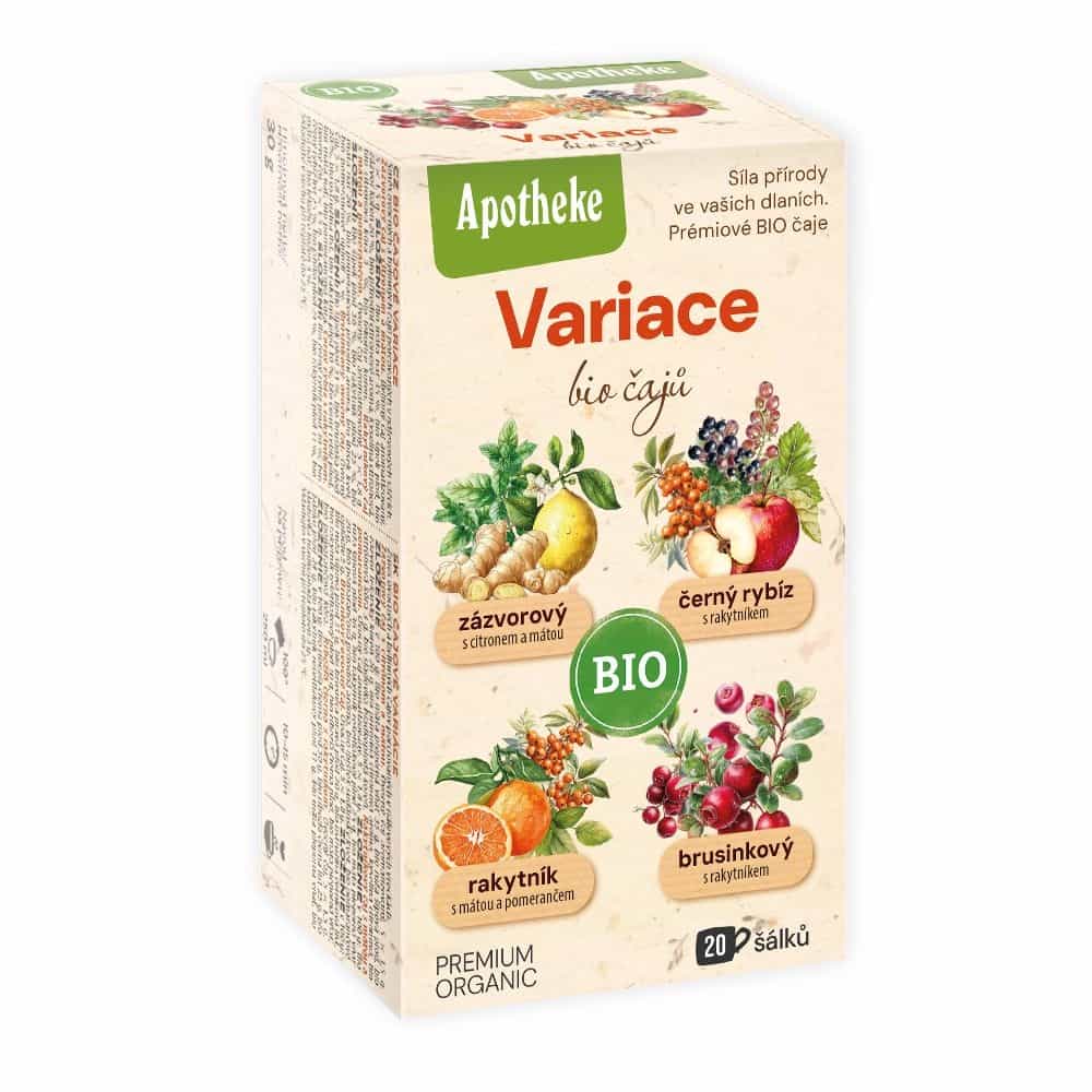 Apotheke Čajové variácie 4v1 BIO 20 vrecúšok