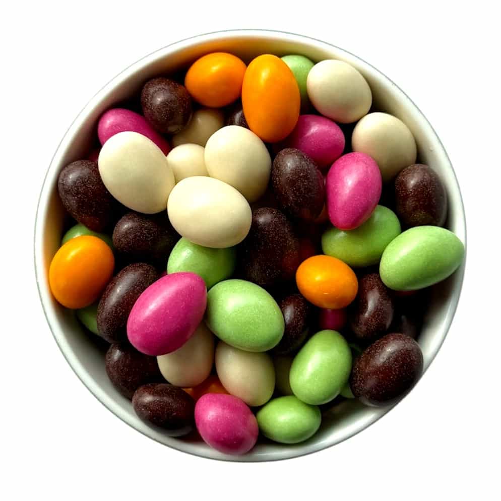 Pastelové mandle mix příchutí 