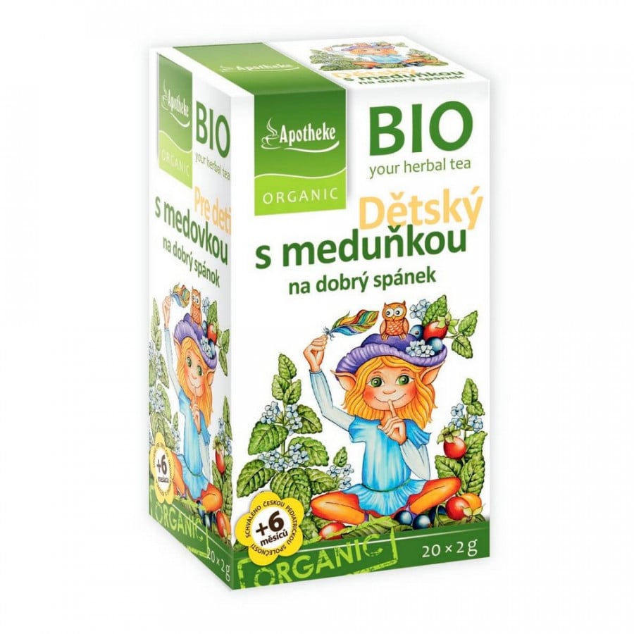 Apotheke Detský ovocný čaj s medovkou BIO 20 vrecúšok