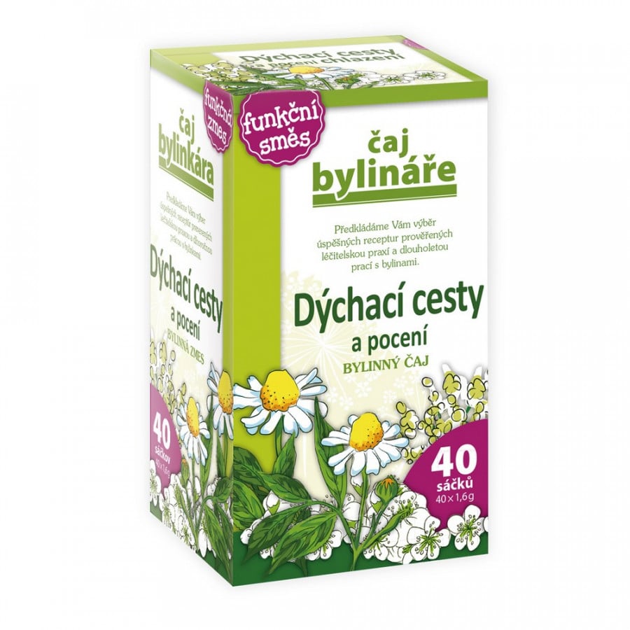 Apotheke Bylinkár Dýchacie cesty a potenie 40 vrecúšok