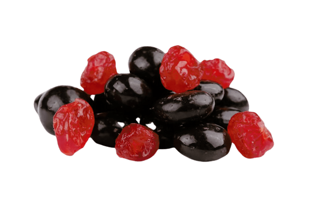 Sušené ovocie v karobe