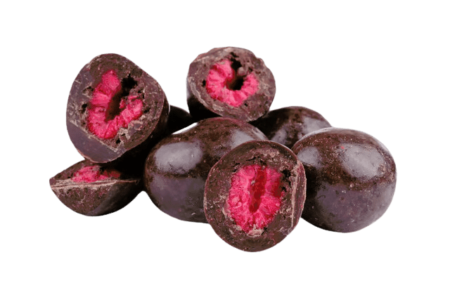Lyofilizované ovocie v čokoláde
