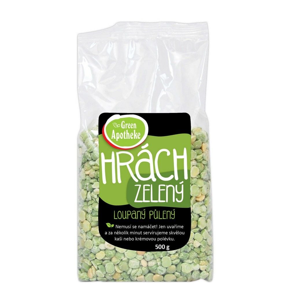 Green Apotheke Hrach zelený lúpaný polený