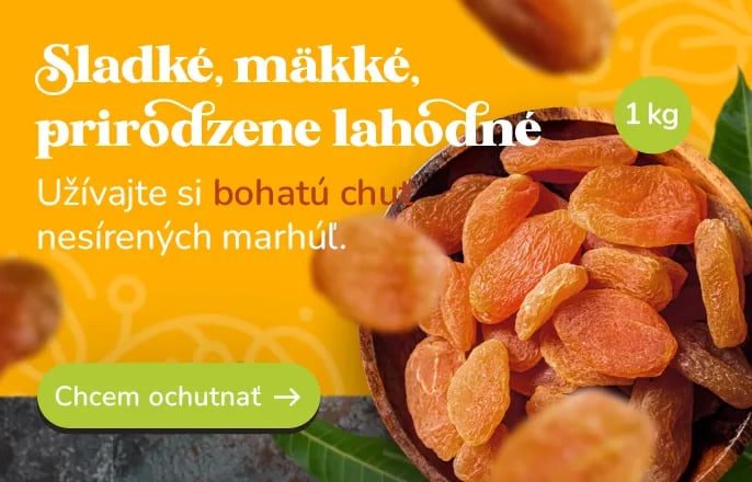 Vyskúšajte naše sladulinké marhule!