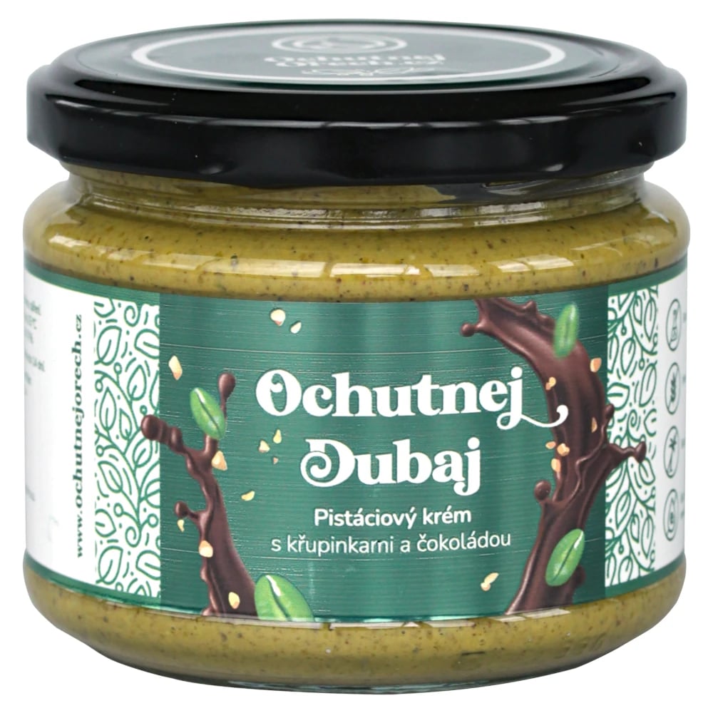 Ochutnaj dubaj - pistáciový krém s chrumkami a čokoládou