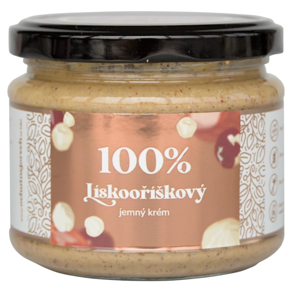 100% Lieskovoorieškový jemný krém