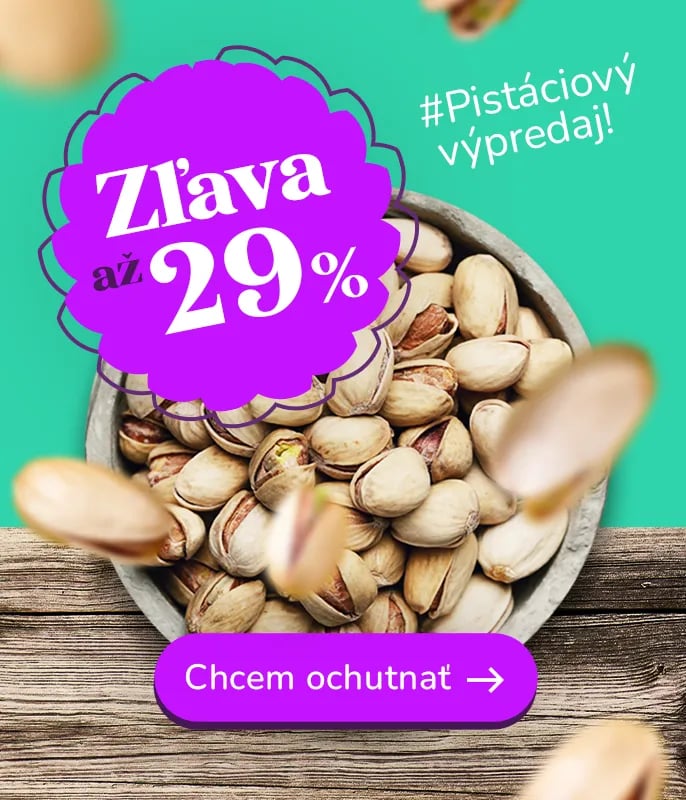 Pistáciový výpredaj!