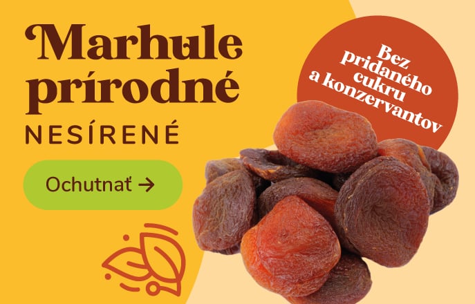 Vyskúšajte naše sladulinké marhule!
