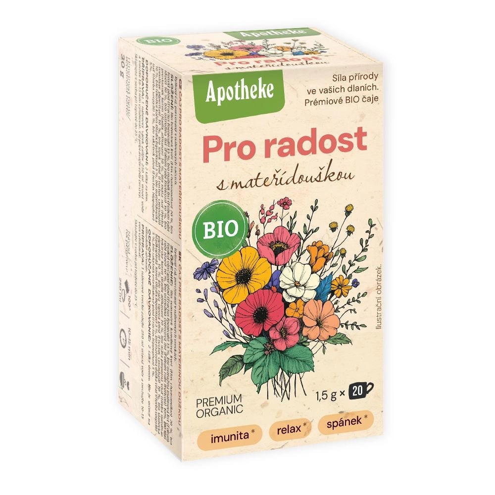 Apotheke Pre radosť čaj BIO 20 vrecúšok