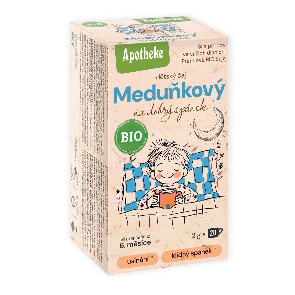 Apotheke Detský ovocný čaj s medovkou BIO 20 vrecúšok