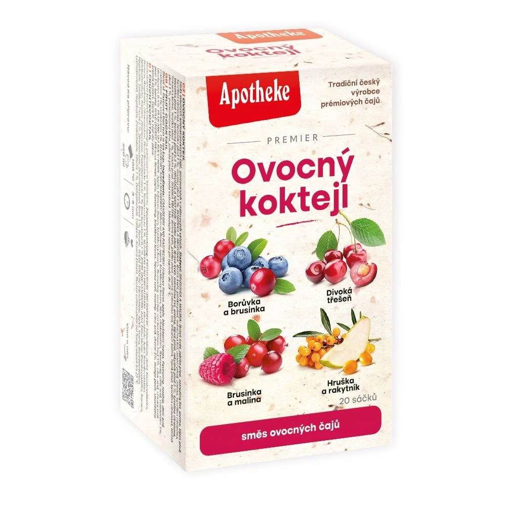 Apotheke Ovocný koktejl 4v1 20 vrecúšok