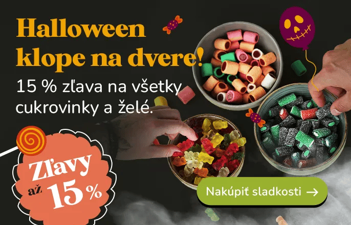 Halloween klope na dvere! Zľavy až 15%!