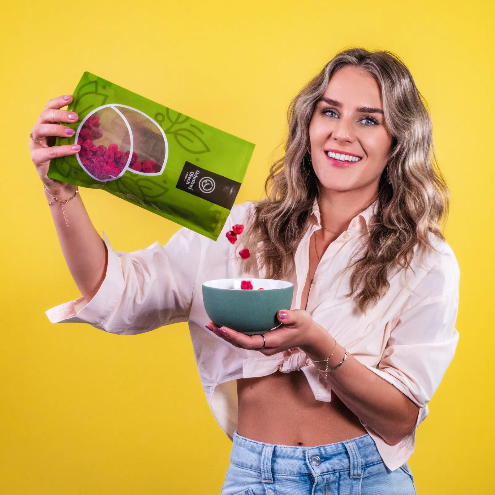 Lyofilizované maliny (mrazom sušené)