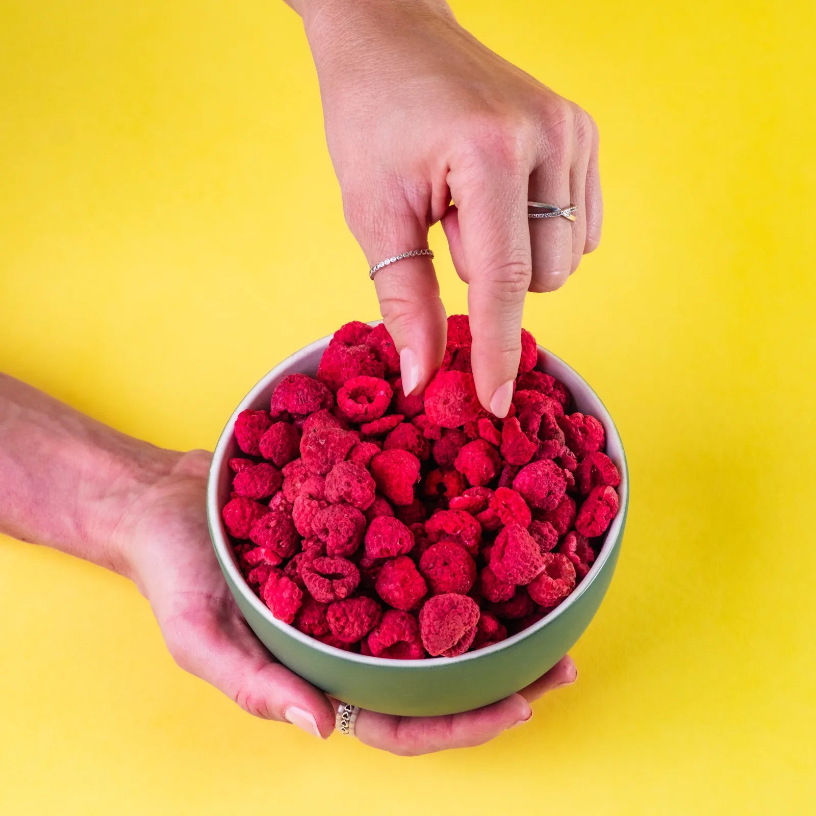 Lyofilizované maliny (mrazom sušené)