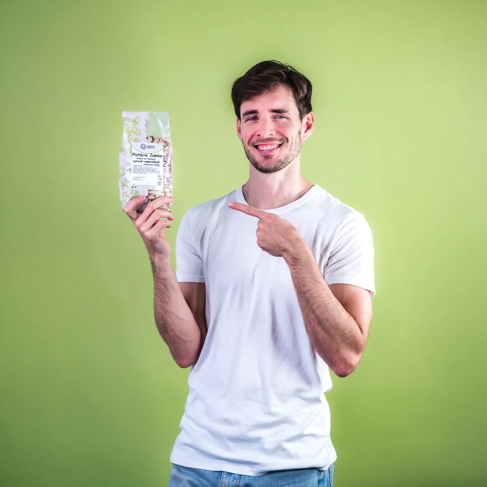 Pistácie JUMBO surové v škrupine (nepražené, nesolené)