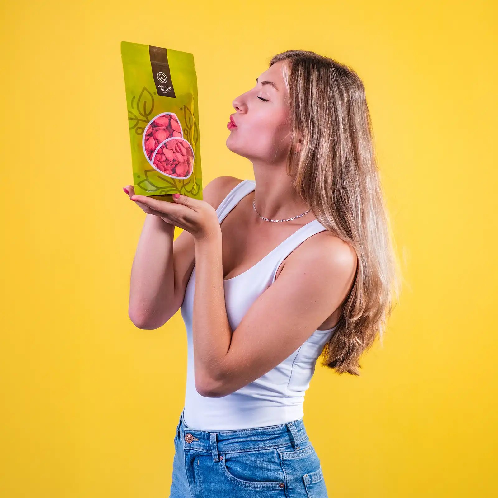 Lyofilizované jahody (mrazom sušené)