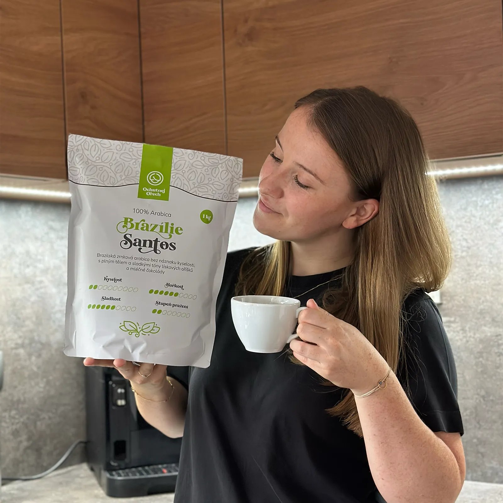 Káva BRAZÍLIA SANTOS 100% ARABICA 1kg