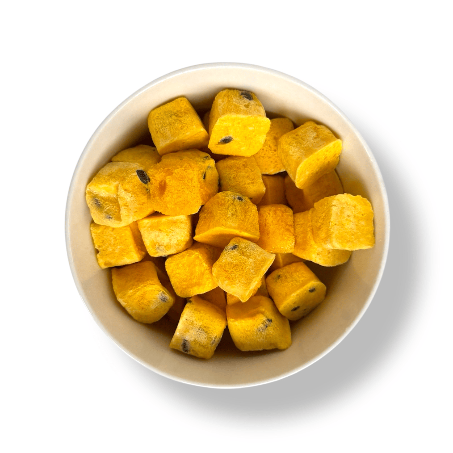 Lyofilizovaná marakuja kostky