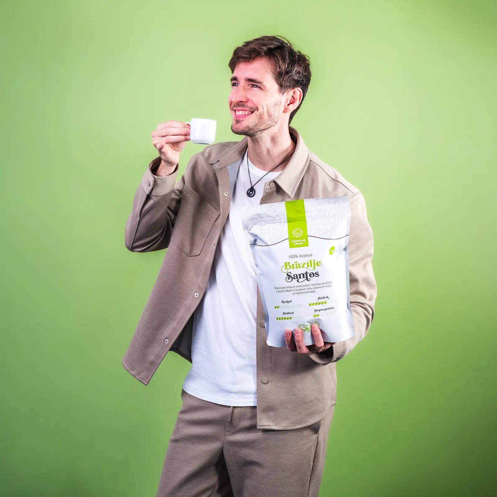 Káva BRAZÍLIA SANTOS 100 % ARABICA 1 kg