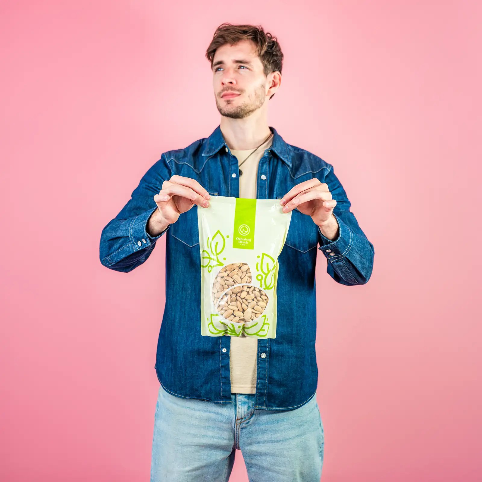 pražené mandle solené, 23-25 VEĽKÉ