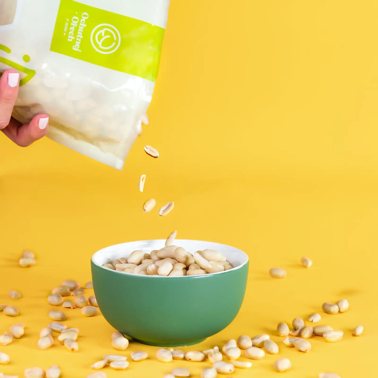 Arašídy lúpané NATURAL VEĽKÉ 21/25