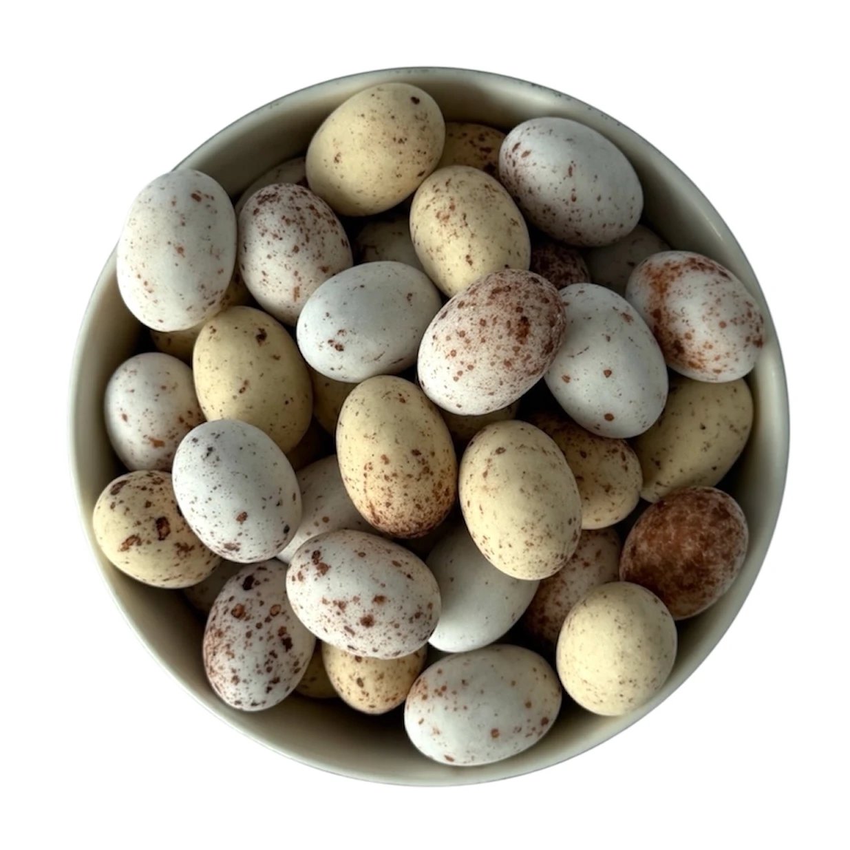 Vajíčka s lieskovoorieškovým a kávovým krémom