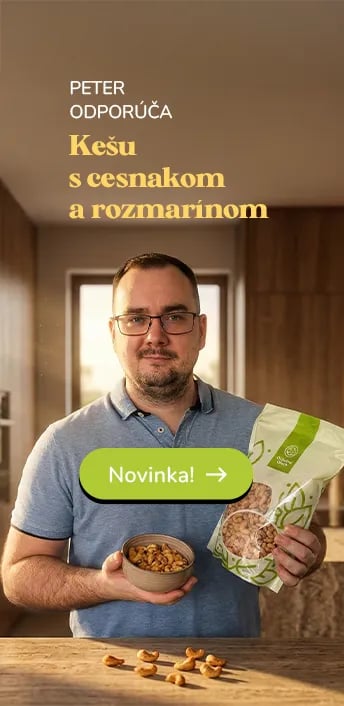 Novinka! Kešu s rozmarýnom a cesnakom