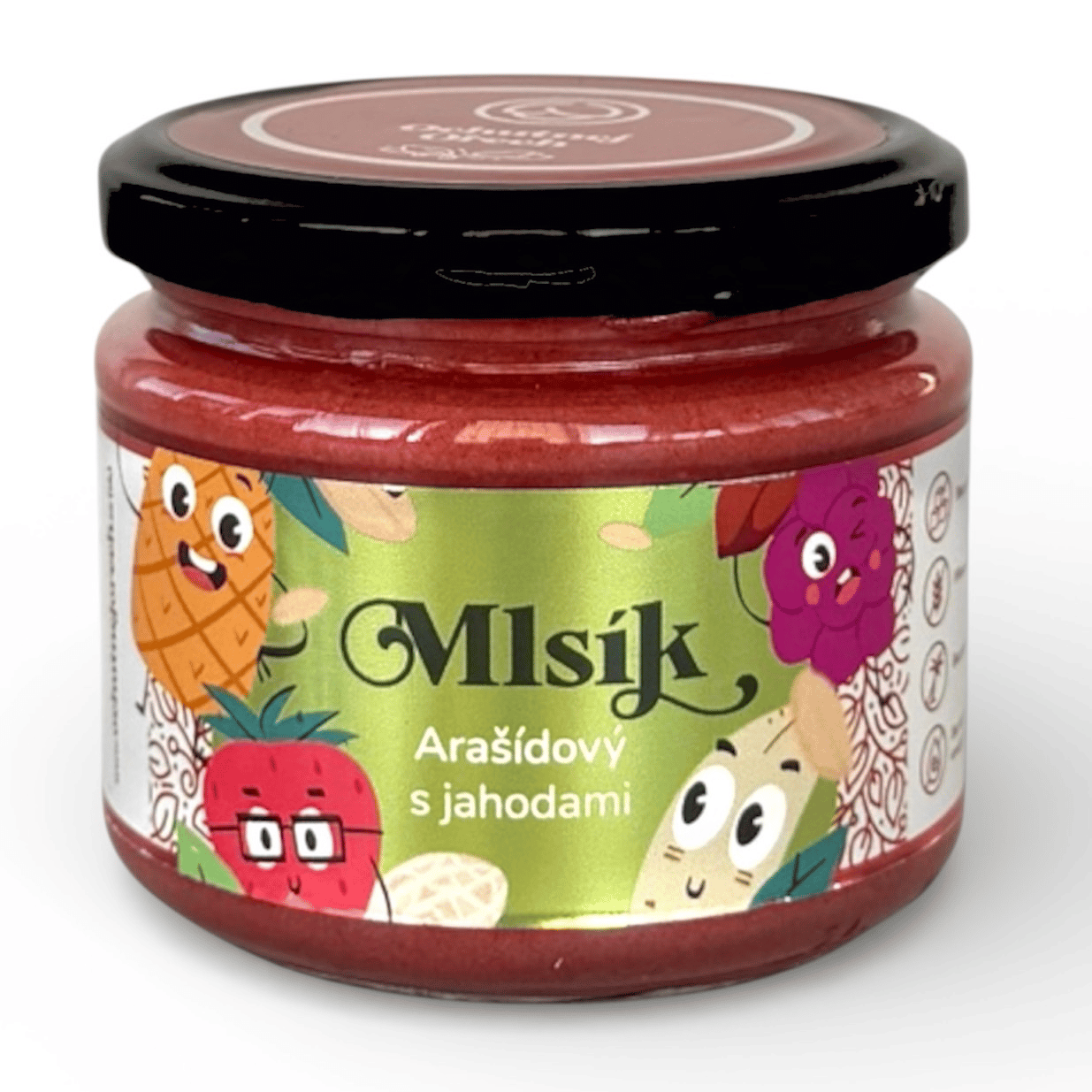 Mlsík arašidy jahoda