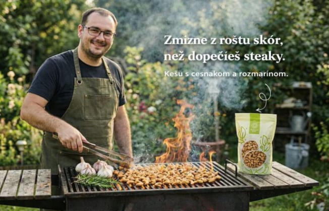 Ochutnaj kešu s cesnakom a rozmarýnom!