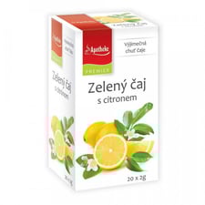Apotheke Zelený čaj s citrónom 20 vrecúšok