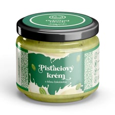 Pistáciový krém s bielou čokoládou