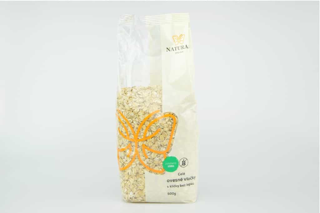 Celé ovsené vločky s bezlepkovými klíčkami England Natural 500g