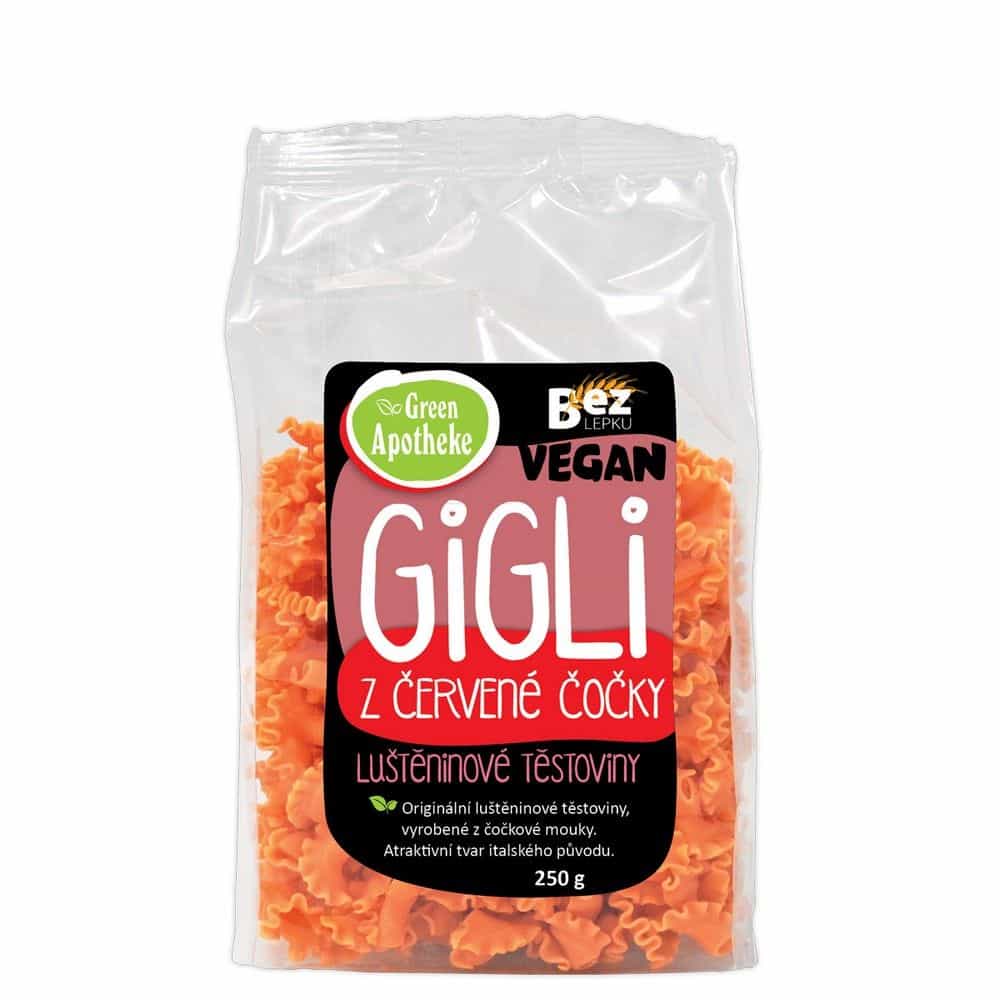 Green Apotheke Gigli z červenej šošovice 100%