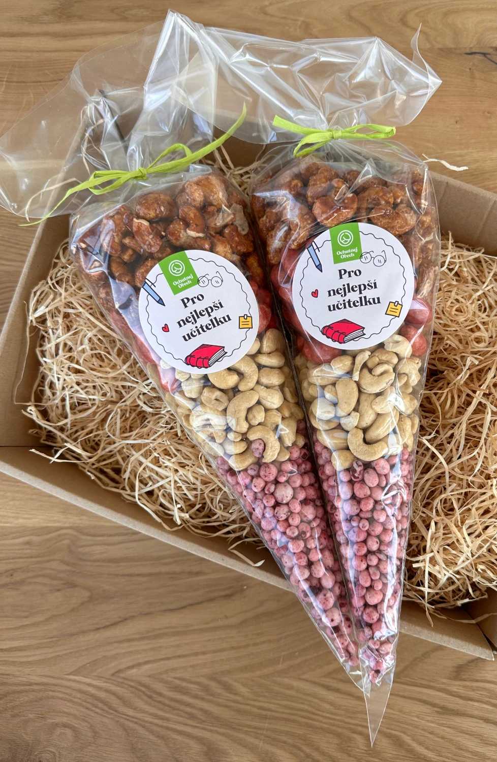 Darčekový kornút Pre najlepšiu učiteľku