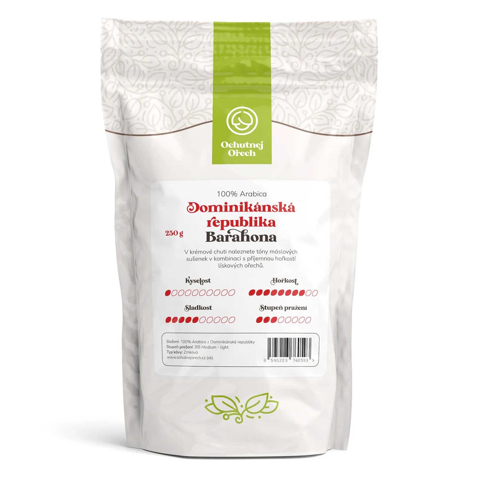 Káva Ochutnej Ořech Dominikánska republika Barahona – zrnková