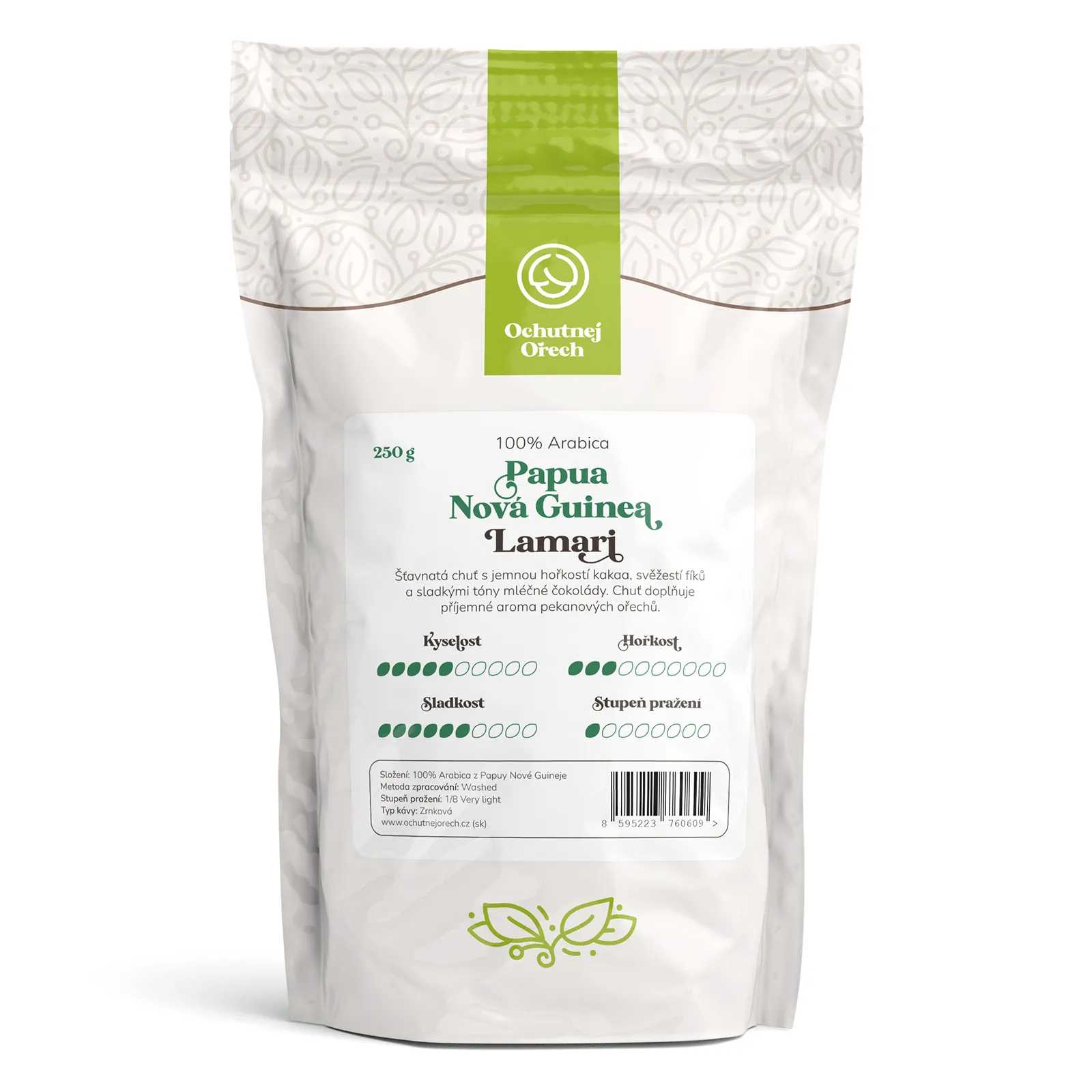 Káva Ochutnej Ořech Papua-Nová Guinea Lamari - zrnková