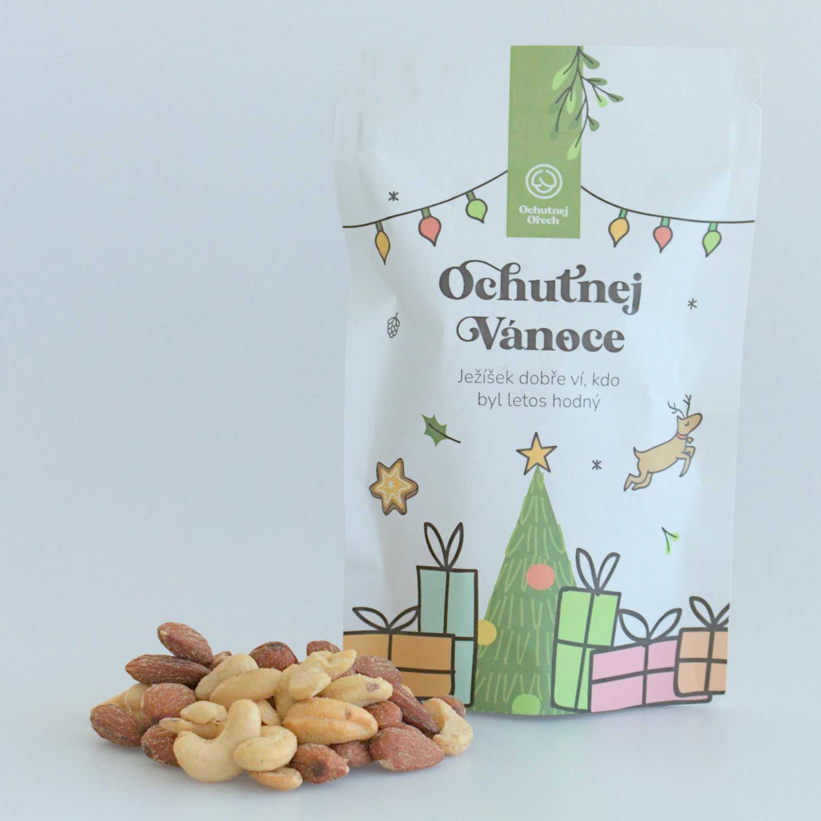 Ochutnaj Vianoce - údený mix mandlí a kešu