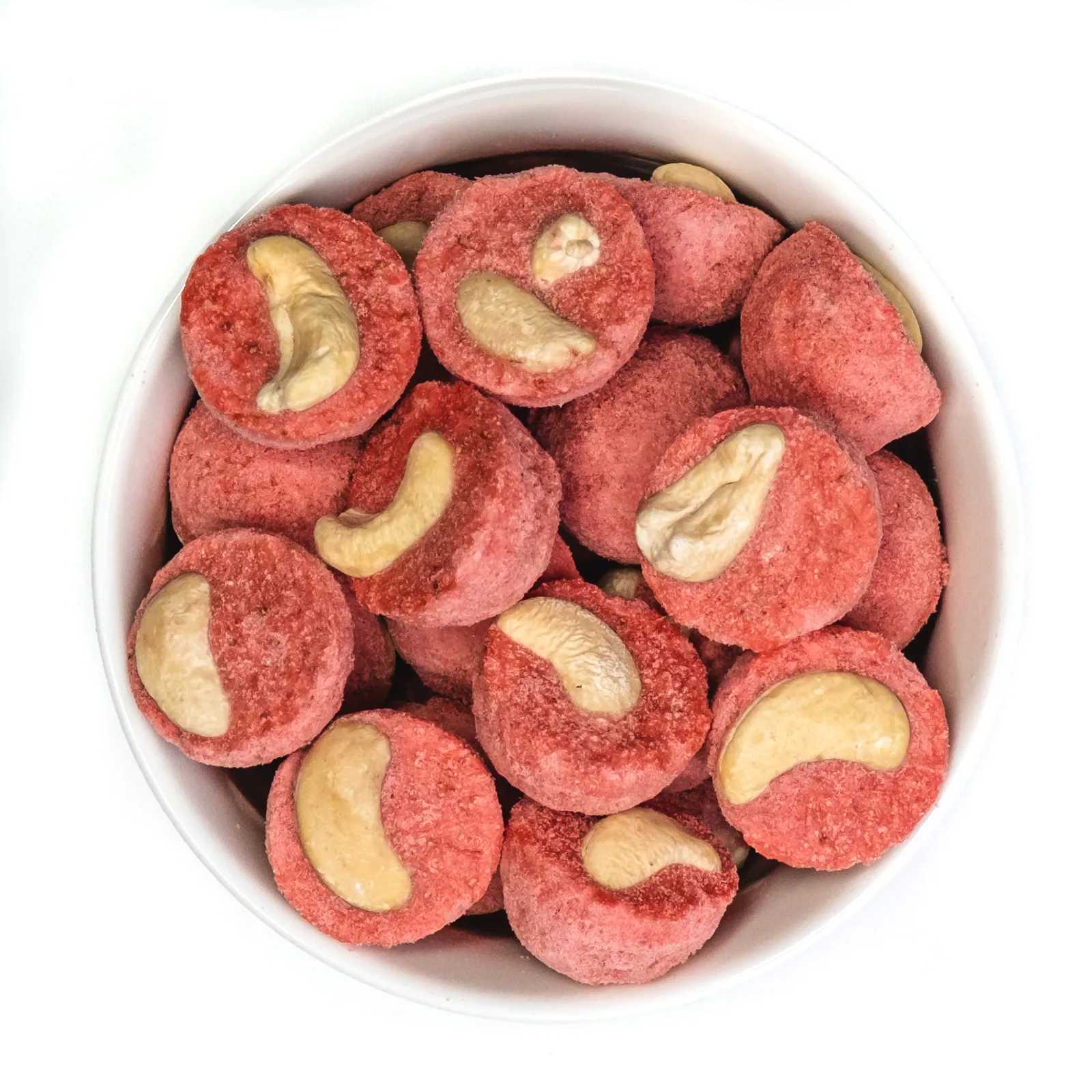 Zmrzlinový kopček jahoda a kešu