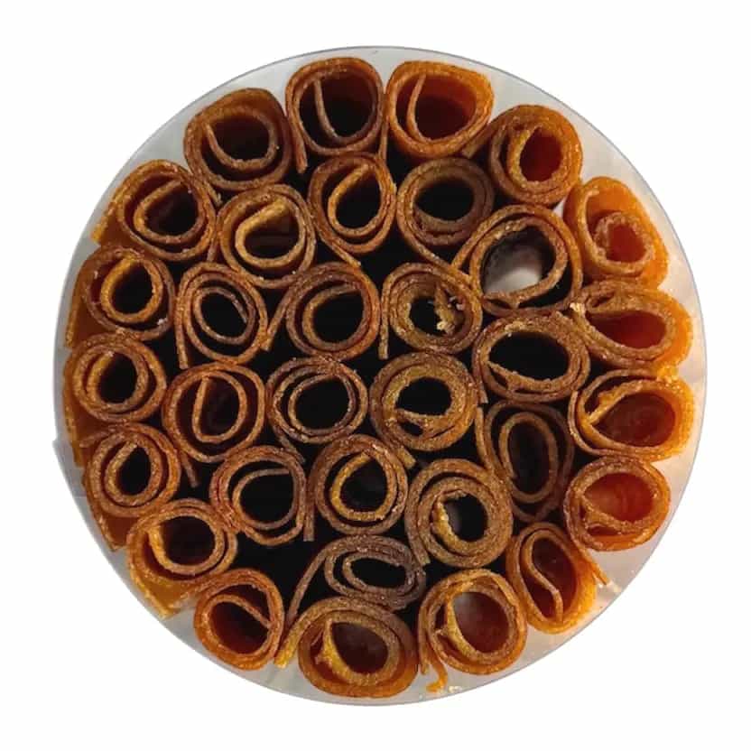 Ovocné trubičky jablko dóza