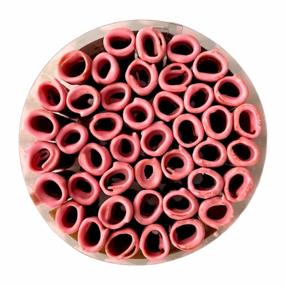 Jablkové trubičky namočené v JAHODOVOM jogurte dóza