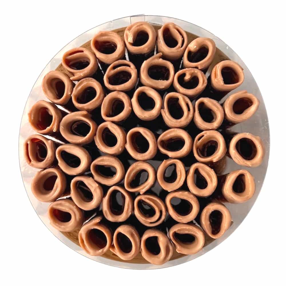 Jablkové trubičky máčané v KARAMELOVEJ poleve dóza