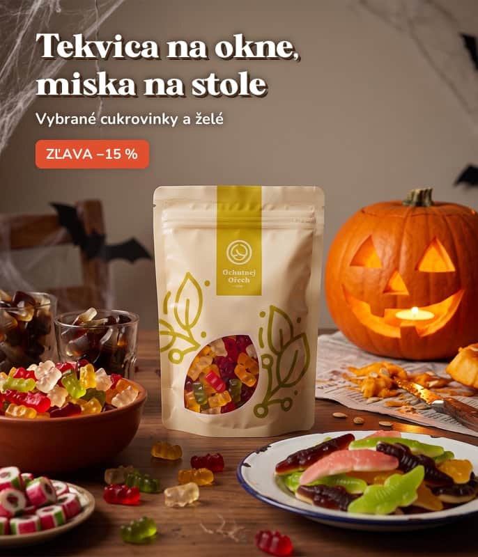 Halloweenske sladkosti so zľavou 15 %
